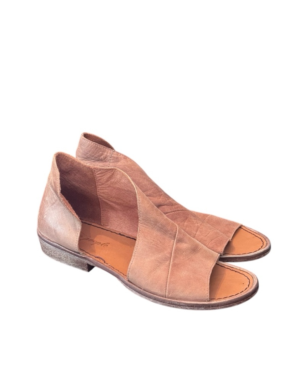 Free People Mont Blanc Tan Leather Sandals